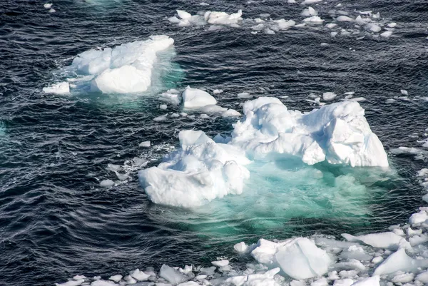 Antarctica - stukken van zwevende ijs - opwarming — Stockfoto