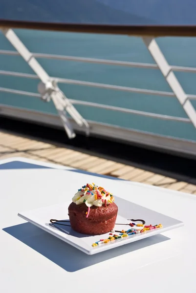 Alaska - Dessert auf dem Deck — Stockfoto