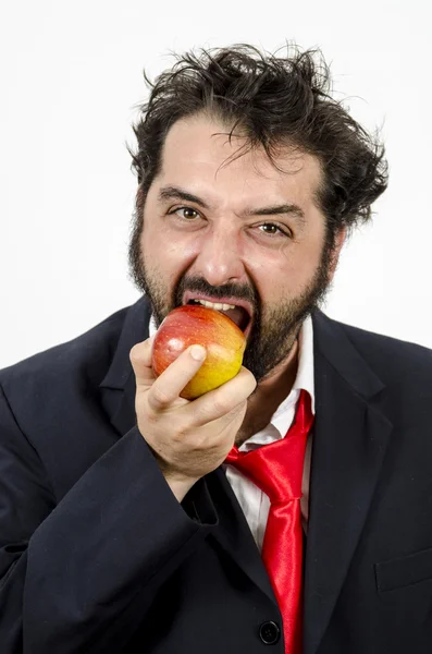 Hälsosamma val - apple — Stockfoto