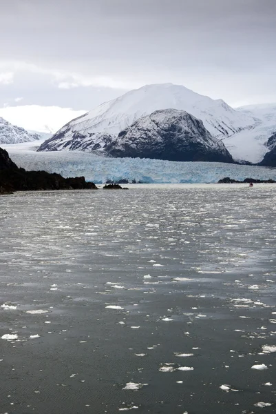 Cile - Paesaggio del ghiacciaio Amalia — Foto Stock
