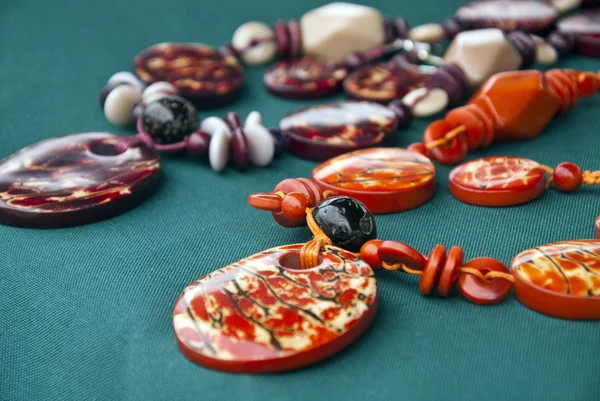 Jewelry - Tagua Nut Necklaces — Stock Photo, Image