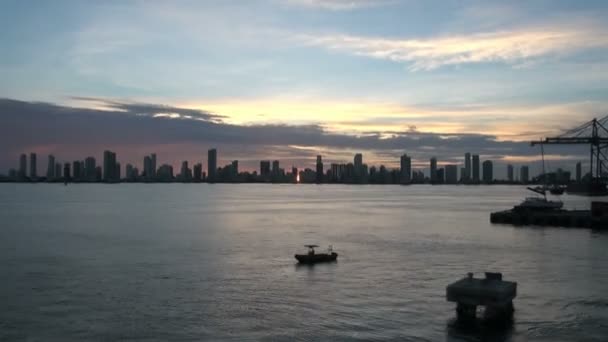 Cartagena Skyscapers — Stockvideo