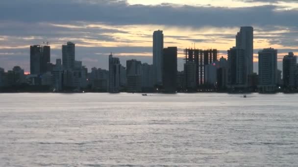 Cartagena Skyscapers — Stockvideo