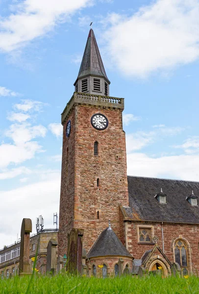 Παλιά Υψηλή Εκκλησία Δίπλα Στον Ποταμό Νες Στο Ινβερνές Inverness — Φωτογραφία Αρχείου