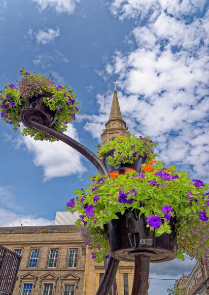 Tolbooth Steeple Музей Steeple Инсбруке Шотландия Великобритания Июля 2021 Года — стоковое фото