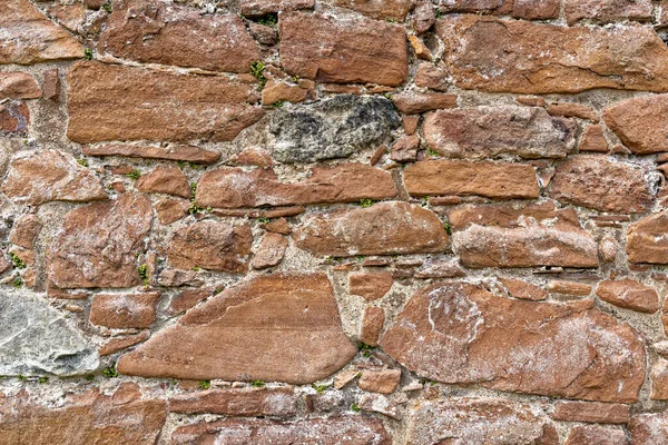 Fondo Una Pared Piedra Seca Castillo Urquhart Drumnadrochit Highland Escocia — Foto de Stock