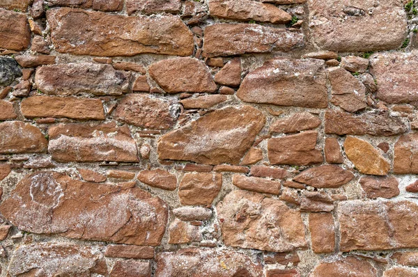 Fondo Una Pared Piedra Seca Castillo Urquhart Drumnadrochit Highland Escocia — Foto de Stock