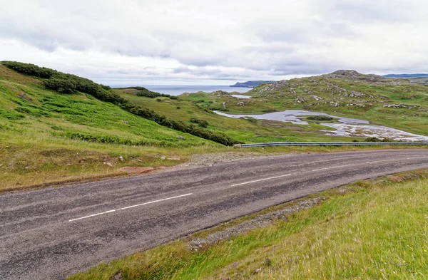 Long Route Panoramique North Coast 500 Destination Voyage Durness Écosse — Photo