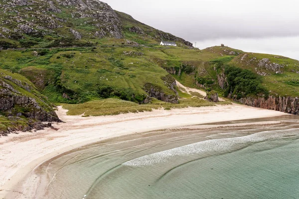 Sutherland Skoçya Kuzey Kıyısındaki Durness Yakınlarındaki Ceannabeinne Sahili Manzarası — Stok fotoğraf