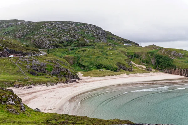 Uitzicht Ceannabeinne Beach Bij Durness Aan Noordkust Van Sutherland Highland — Stockfoto