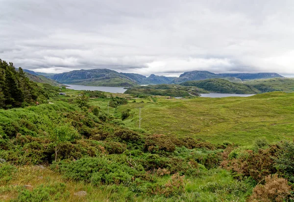 Loch Inchard Lago Costiero Sulla Costa Occidentale Della Scozia Regno — Foto Stock