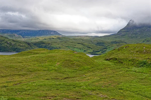 Loch Inchard Kustnära Sjö Skottlands Västkust Storbritannien Sevärdheterna North Coast — Stockfoto