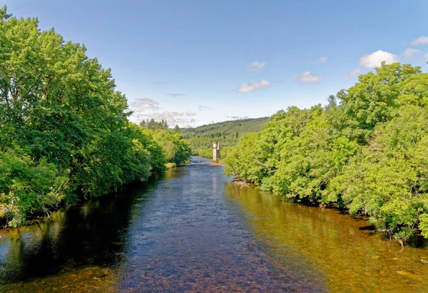 Caledonia Kanalı Nın Kıyısından Geçerek Loch Ness Fort Augustus Highland — Stok fotoğraf