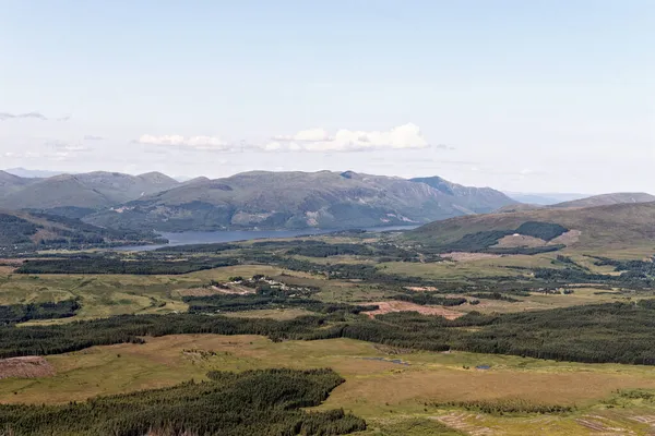Loch Linnhe Loch Eil Vanuit Fins Aig Viewpoint Schotland Juli — Stockfoto