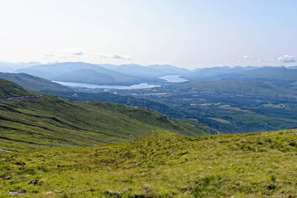 Vista Para Loch Linnhe Loch Eil Fort William Ben Nevis — Fotografia de Stock