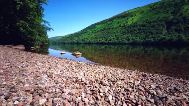 Loch Lochy Kanał Kaledoński Highlands Szkocja Wielka Brytania Szkocki Loch — Wideo stockowe