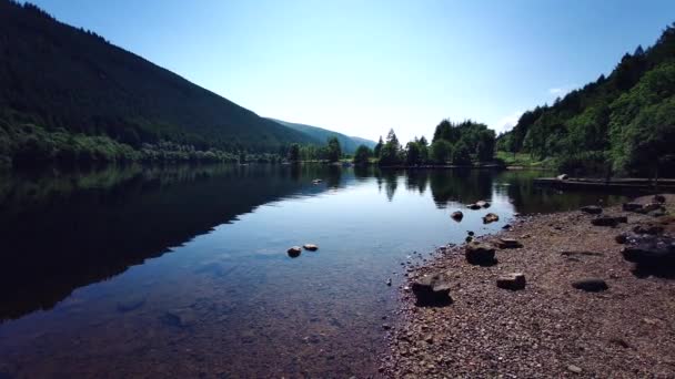 Loch Lochy Caledonian Canal Highlands Scotland Skotský Loch Lochy Velký — Stock video