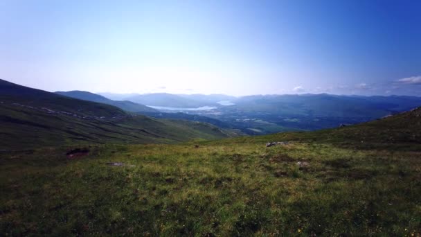 Vistas Hacia Loch Linnhe Loch Eil Fort William Desde Ben — Vídeo de stock