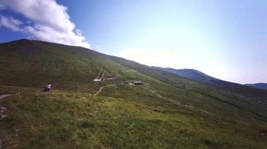 Fin-aig Viewpoint 'ten Ben Nevis ve Carn Mor Dearg' ın güney yamaçları - İskoçya, İngiltere - 20 Temmuz 2021