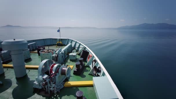 칼레도니아 브레인 여객선 칼레도니아 항구에서 섬으로 — 비디오