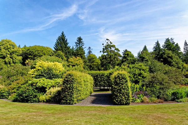 Yazın Culzean Park 'ta. Ayrshire, İskoçya 'daki Culzean Castle and Country Park - 22 Temmuz 2021