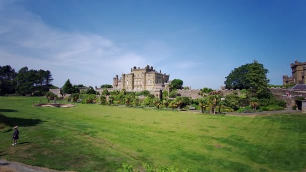 Beautiful Culzean Castle Maybole Carrick Ayrshire Coast Scotland Reino Unido — Vídeo de Stock