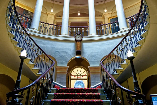 Fantastic Curved Staircase Culzean Castle Located Maybole Ayrshire Scotland United — Stock Photo, Image