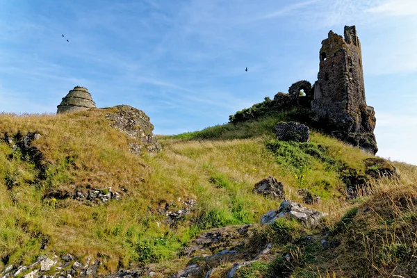 Restos Del Castillo Dunure Del Siglo Xiii Costa Ayrshire Sur — Foto de Stock