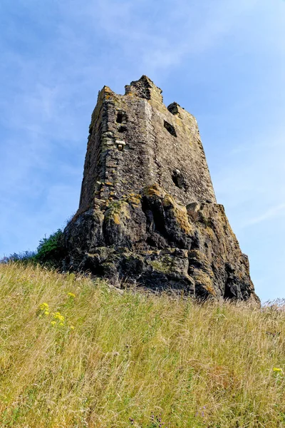 Restos Del Castillo Dunure Del Siglo Xiii Costa Ayrshire Sur — Foto de Stock