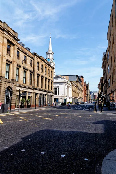 Veduta Della Merchant City Glasgow Scozia Regno Unito Luglio 2021 — Foto Stock