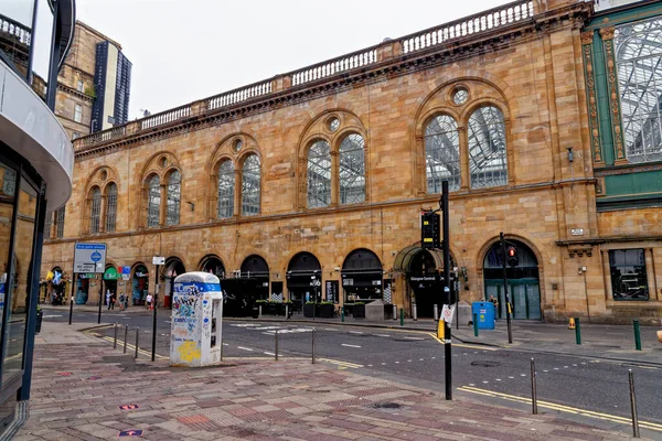 Glasgow Central Station Centrum Miasta Glasgow Szkocja Wielka Brytania Lipca — Zdjęcie stockowe