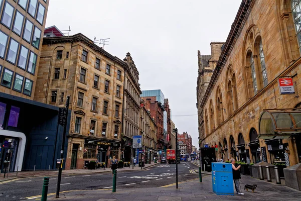 Glasgow Central Station Centro Ciudad Glasgow Escocia Reino Unido Julio — Foto de Stock