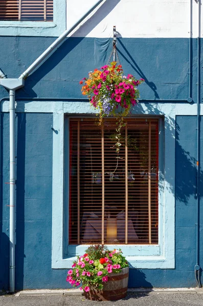 Detail Window House Stornoway Isle Lewis Outer Hebrides Scotland United — Stok fotoğraf