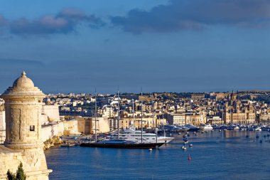 Fort bastion, Grand Harbour, Valletta, Malta - 02.02.2016