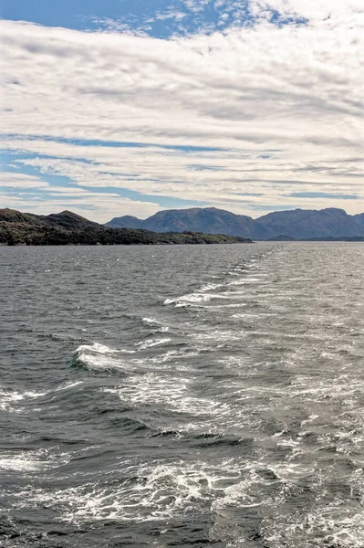 Montagnes Près Ushuaia Canal Beagle Terre Feu Argentine Destination Voyage — Photo