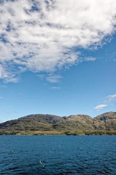 Bergen Buurt Van Ushuaia Het Beagle Channel Tierra Del Fuego — Stockfoto