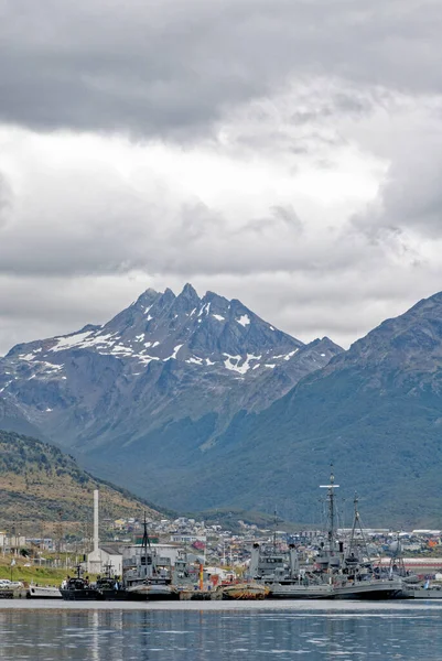 Haven Van Ushuaia Tierra Del Fuego Patagonië Argentinië Zuid Argentijnse — Stockfoto