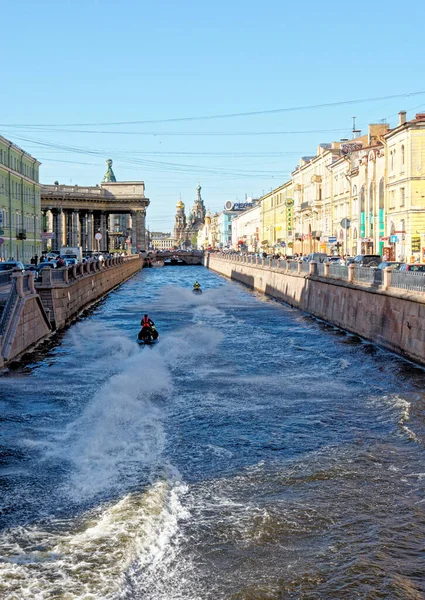 Řeka Moyka Petrohradě Rusko Února 2011 — Stock fotografie