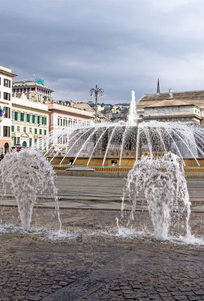 Piazza Raffaele Ferrari Génova Génova Sede Región Liguria Liguria Banca — Foto de Stock