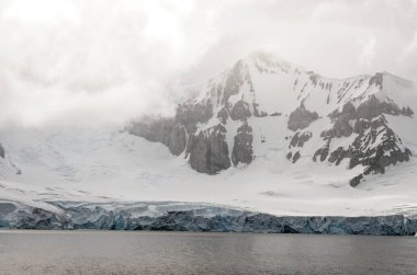 Antarktika - Antarktika buz oluşumları - Antarktika Yarımadası - Palmer adalar - Neumayer kanal ile sahil şeridi - küresel ısınma