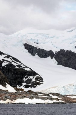Antarktika - Antarktika buz oluşumları - Antarktika Yarımadası - Palmer adalar - Neumayer kanal ile sahil şeridi - küresel ısınma