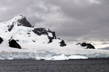 Antarktika - Antarktika buz oluşumları - Antarktika Yarımadası - Palmer adalar - Neumayer kanal ile sahil şeridi - küresel ısınma