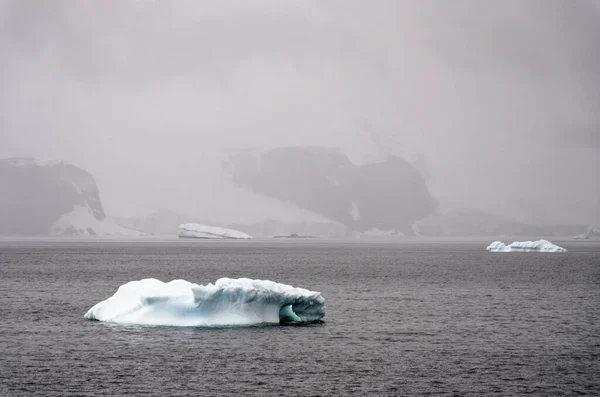 Antártida Costa Antártida Con Formaciones Hielo Península Antártica Archipiélago Palmer —  Fotos de Stock