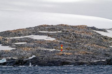 Cruising in Antarctica. Antarctic Peninsula - Palmer Archipelago - Neumayer Channel. Global warming Fairytale landscape