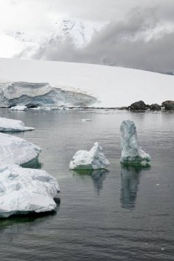 Antarktika - Antarktika Yarımadası. İklim Değişimi - Küresel Isınma. Yüzen Buz Parçaları