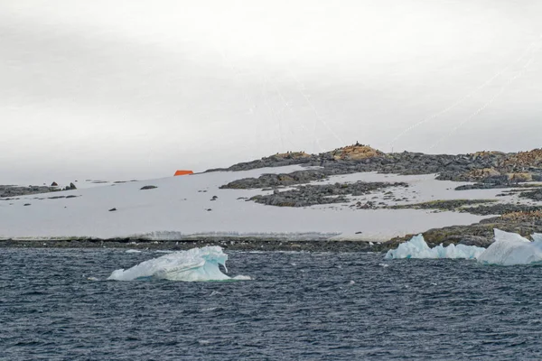 Cruising in Antarctica. Antarctic Peninsula - Palmer Archipelago - Neumayer Channel. Global warming Fairytale landscape