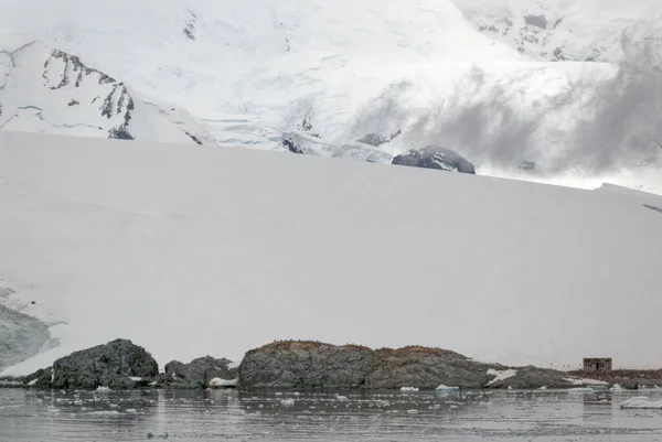 Kryssning Antarktis Antarktis Palmer Skärgård Neumayer Channel Global Uppvärmning Sagolandskap — Stockfoto