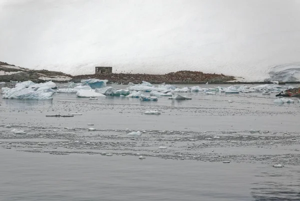 Cruising Antarctica Antarctic Peninsula Palmer Archipelago Neumayer Channel Global Warming — стоковое фото