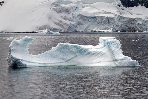 Antarktis Antarktische Halbinsel Klimawandel Globale Erwärmung Stücke Von Schwimmendem Eis — Stockfoto