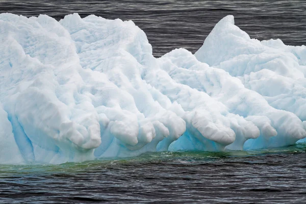 Antarctique Péninsule Antarctique Changement Climatique Réchauffement Climatique Pièces Glace Flottante — Photo